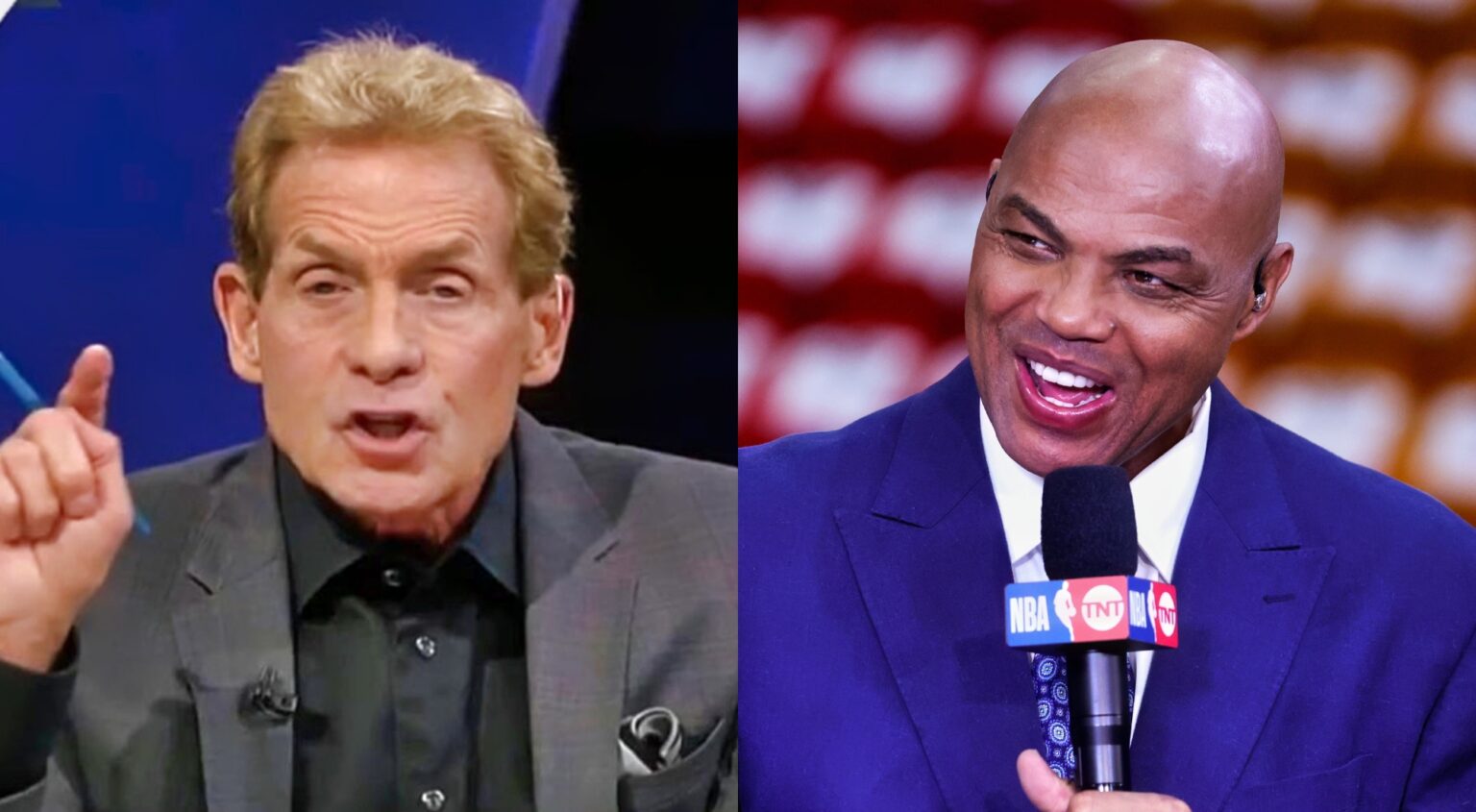 Charles Barkley & Skip Bayless Trade Blows During 'The Match'