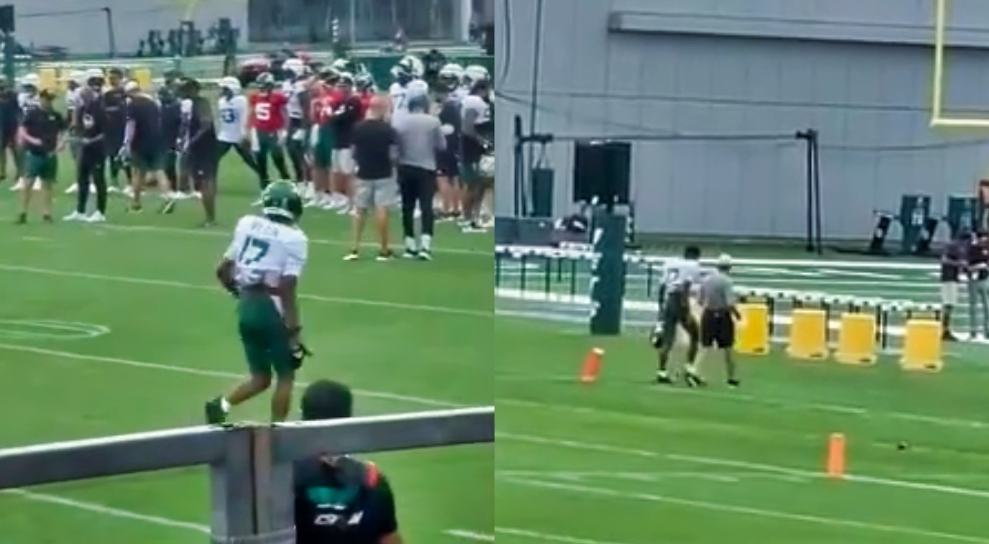 Garrett Wilson limps out of practice as New York Jets suffer