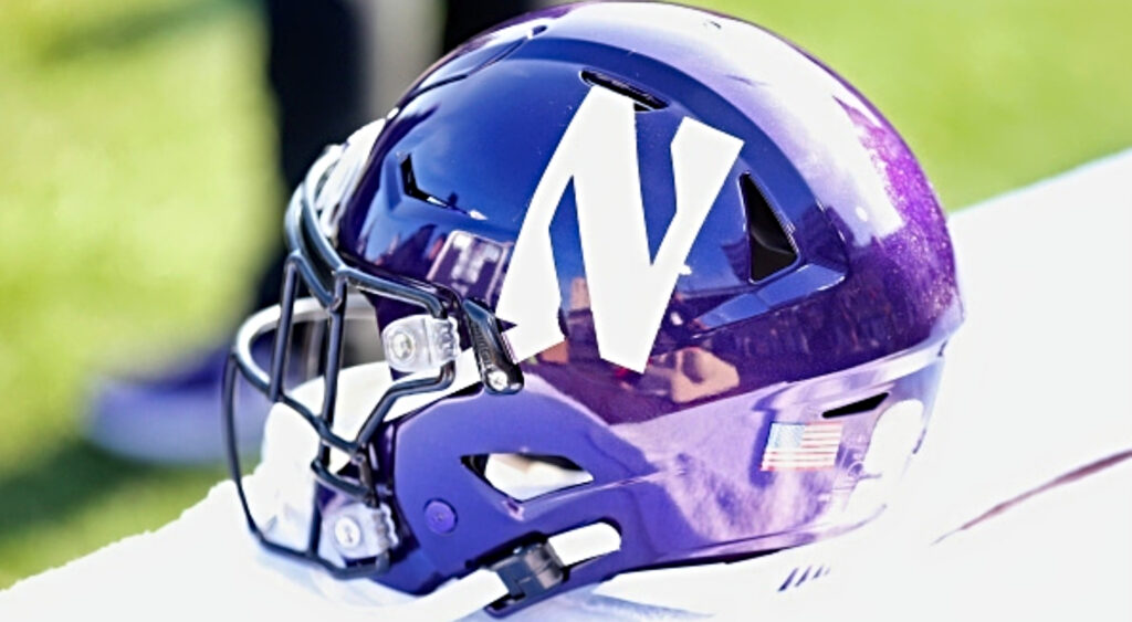 Northwestern Football helmet