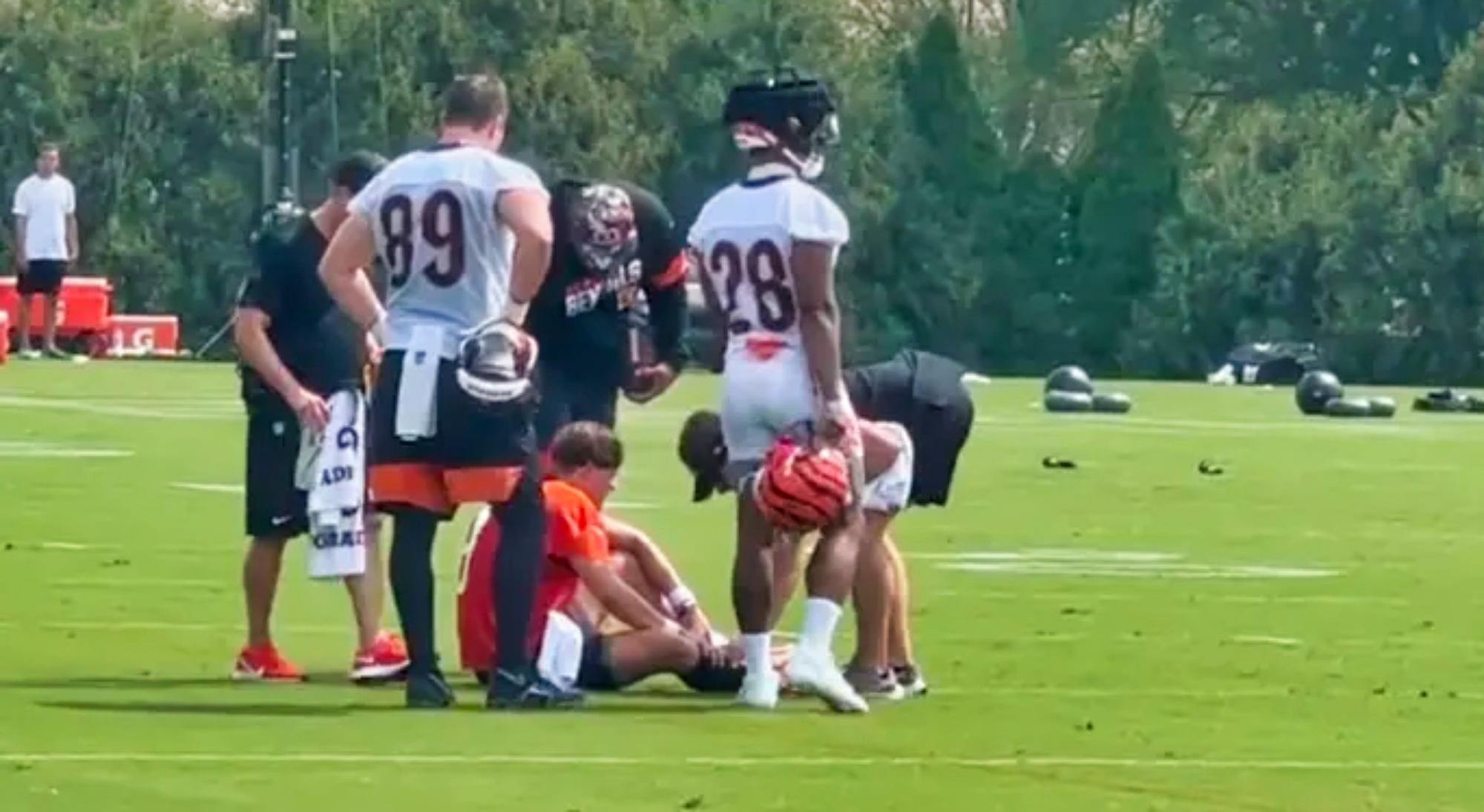 New Video Shows Bengals QB Joe Burrow's Training Camp Injury