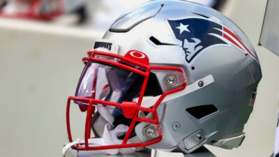 New England Patriots helmet