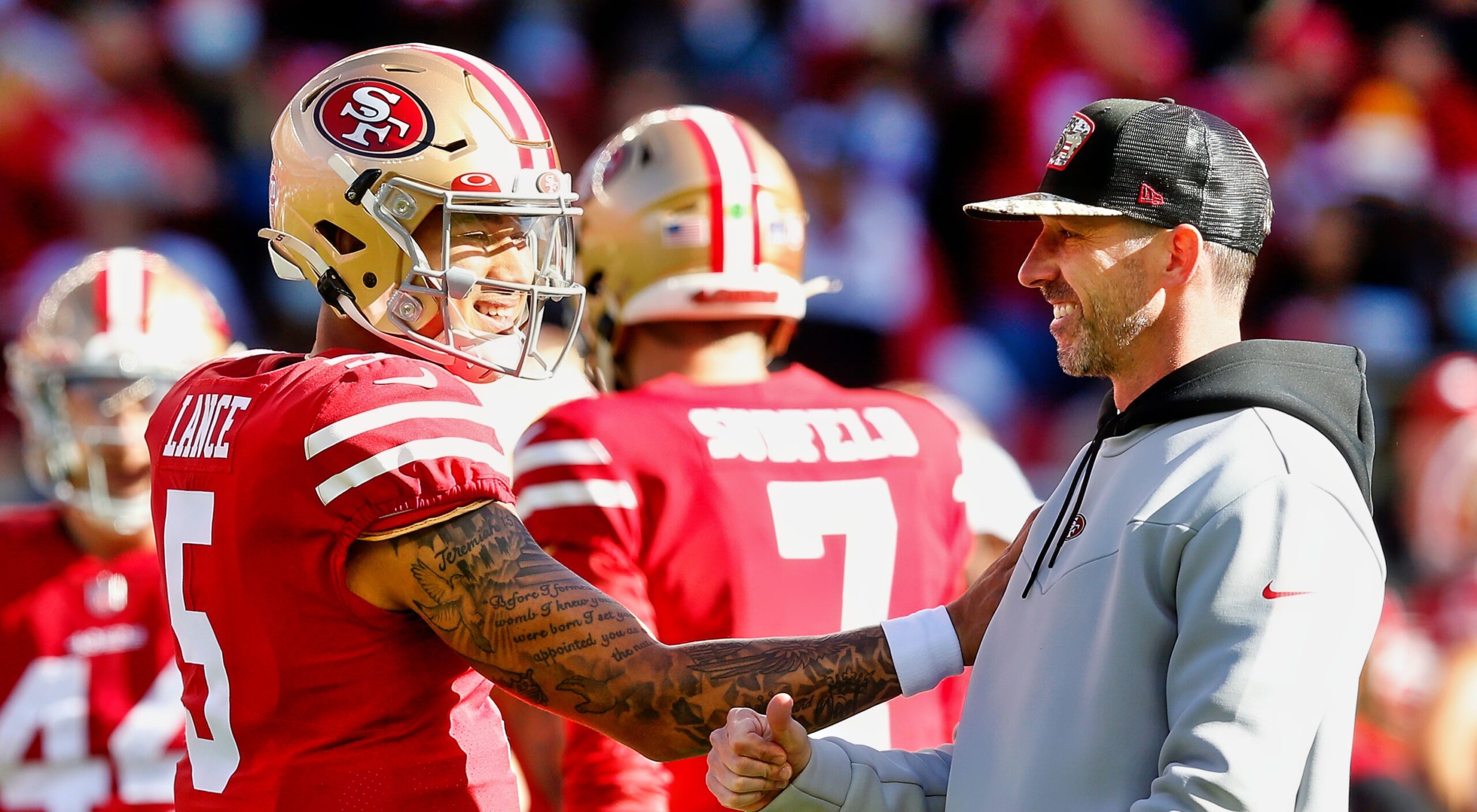 All the Pro Bowl QBs San Francisco 49ers HC Kyle Shanahan has