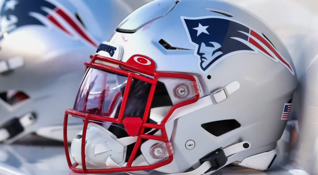 New England Patriots helmet