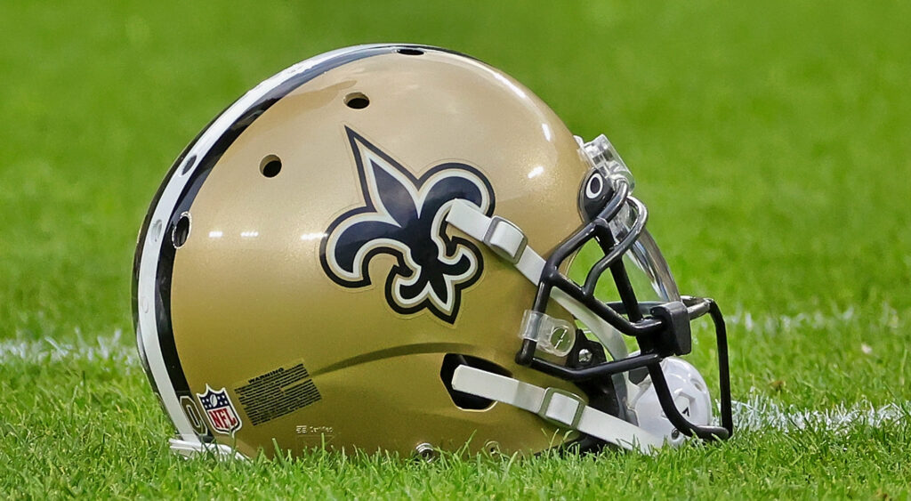 New Orleans Saints helmet