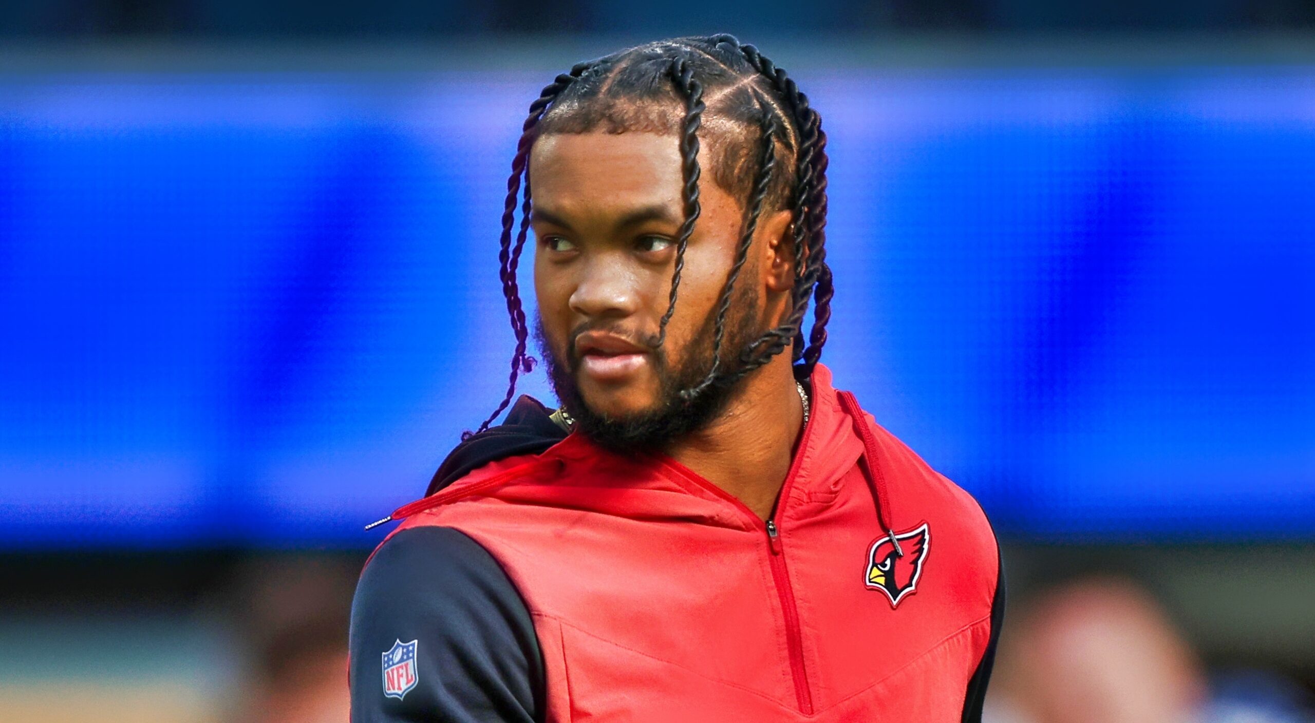 Arizona Cardinals quarterback Kyler Murray looks on during a game News  Photo - Getty Images