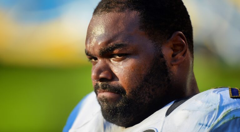 Michael Oher in uniform