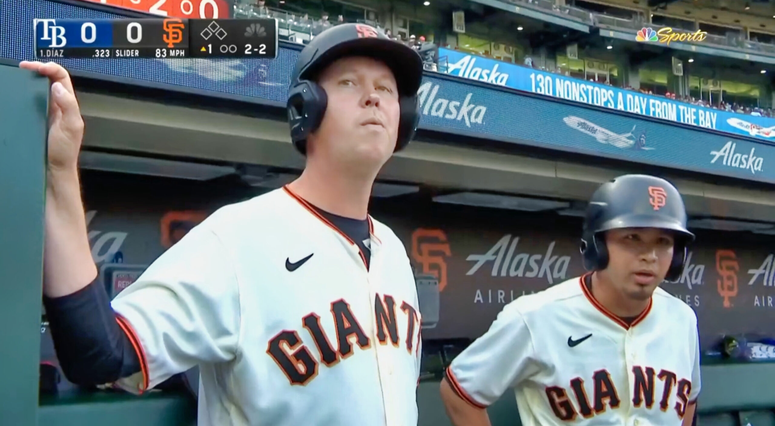 Giants announcer serves as team's bat boy for fantasy football