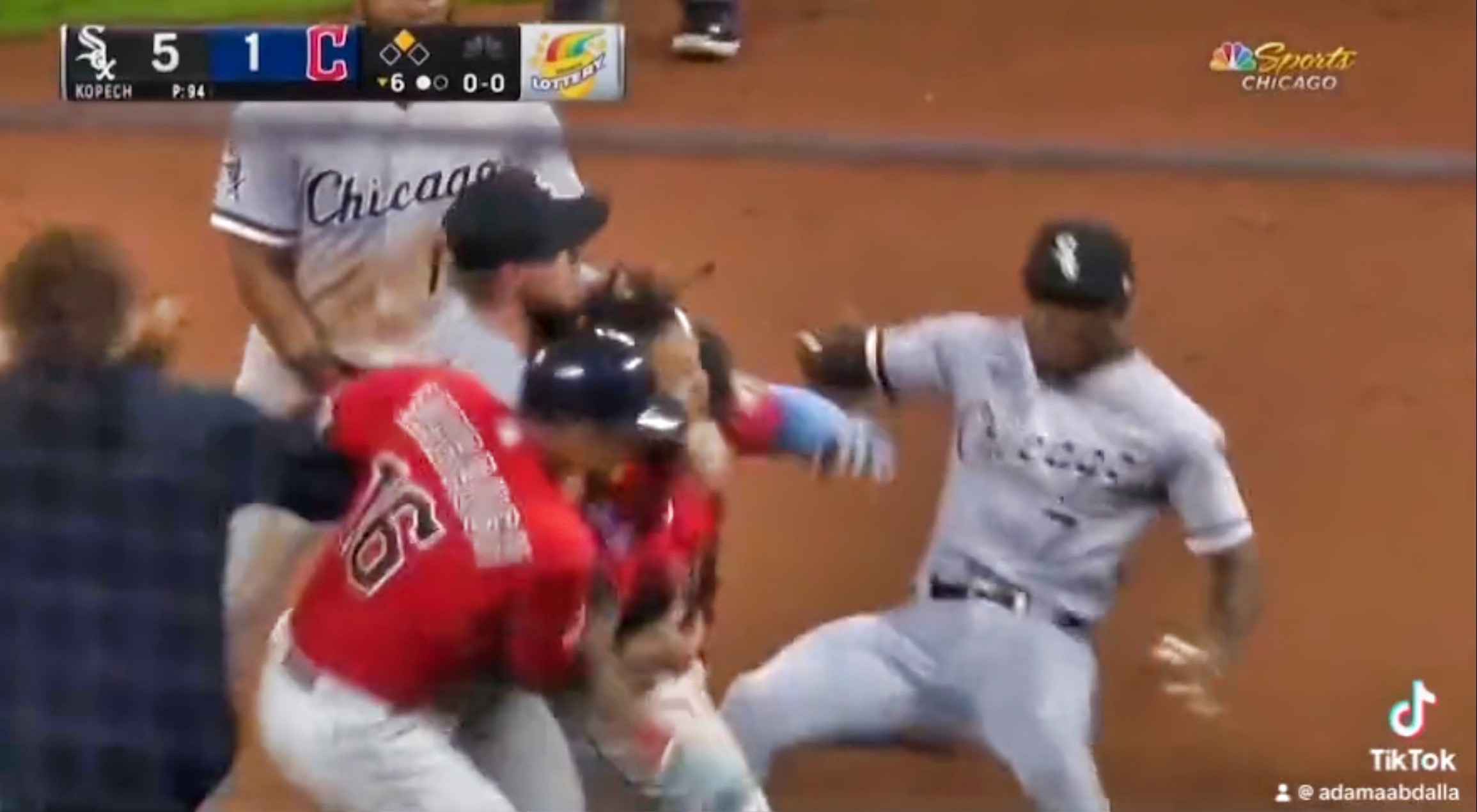 Video: White Sox's Tim Anderson Punches Guardians' Jose Ramirez