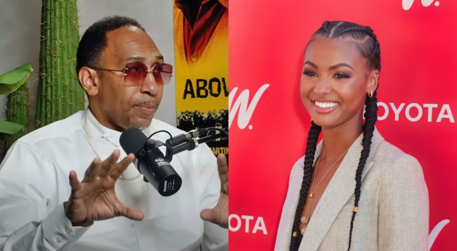 Stephen A. Smith Says Malika Andrews Could've Been Fired