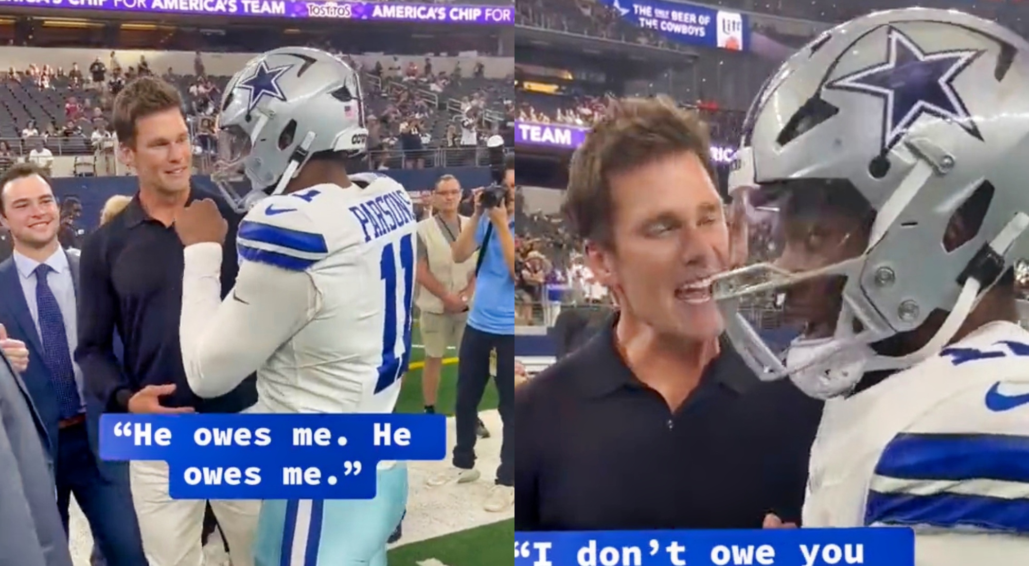 Dallas Cowboys star Micah Parsons uses Tom Brady example to teach lesson to  NFL rookies - Mirror Online