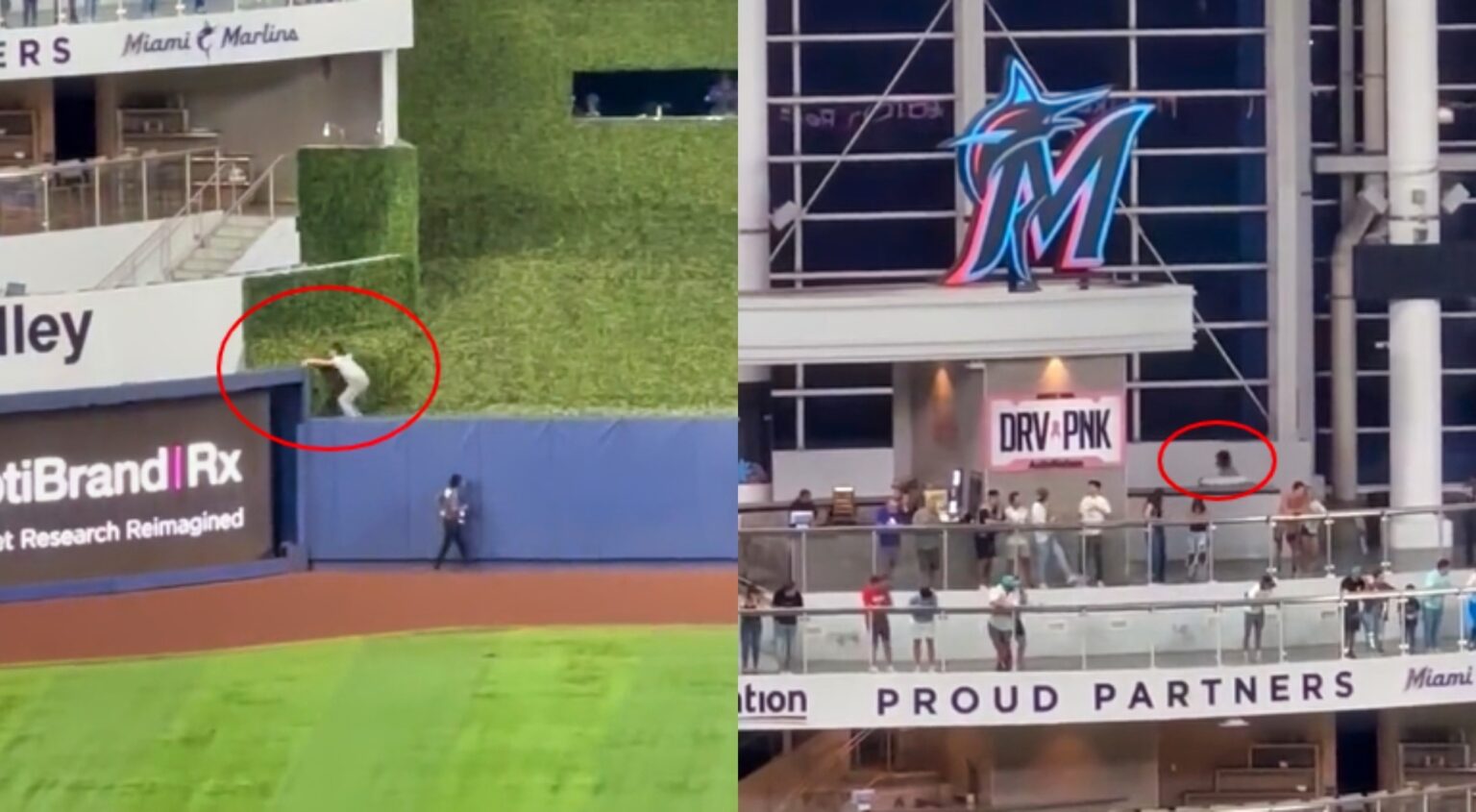 'Streaker' Outran Stadium Security At Marlins Park