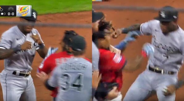 Tim Anderson Got KO'd By Jose Ramirez During Fight On Field