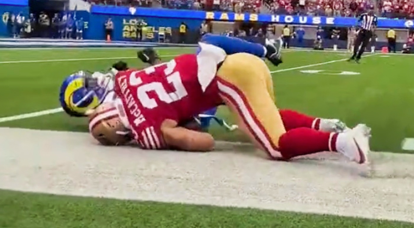 49ers fans take over SoFi Stadium. 