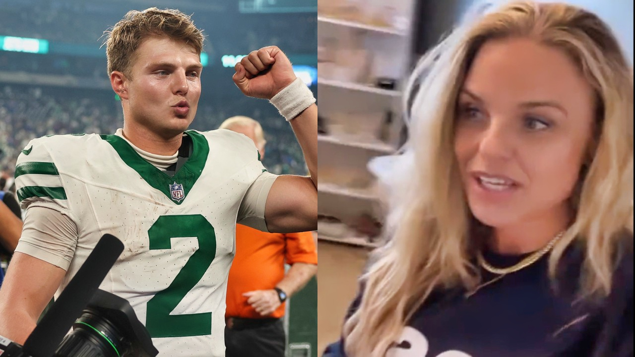 Zach Wilson's Mom Has Sarcastic Response After Fan Throws Water Bottle at  the QB