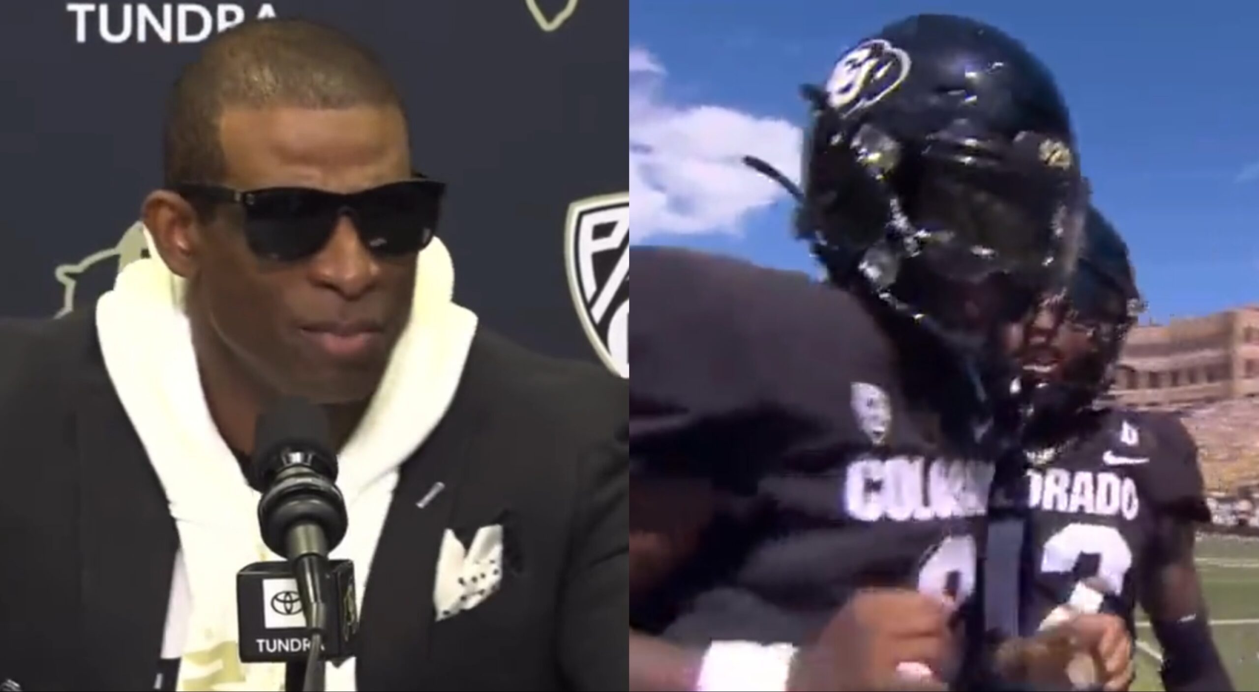 Deion Sanders Reacts To Son Shedeur Imitating His TD Dance