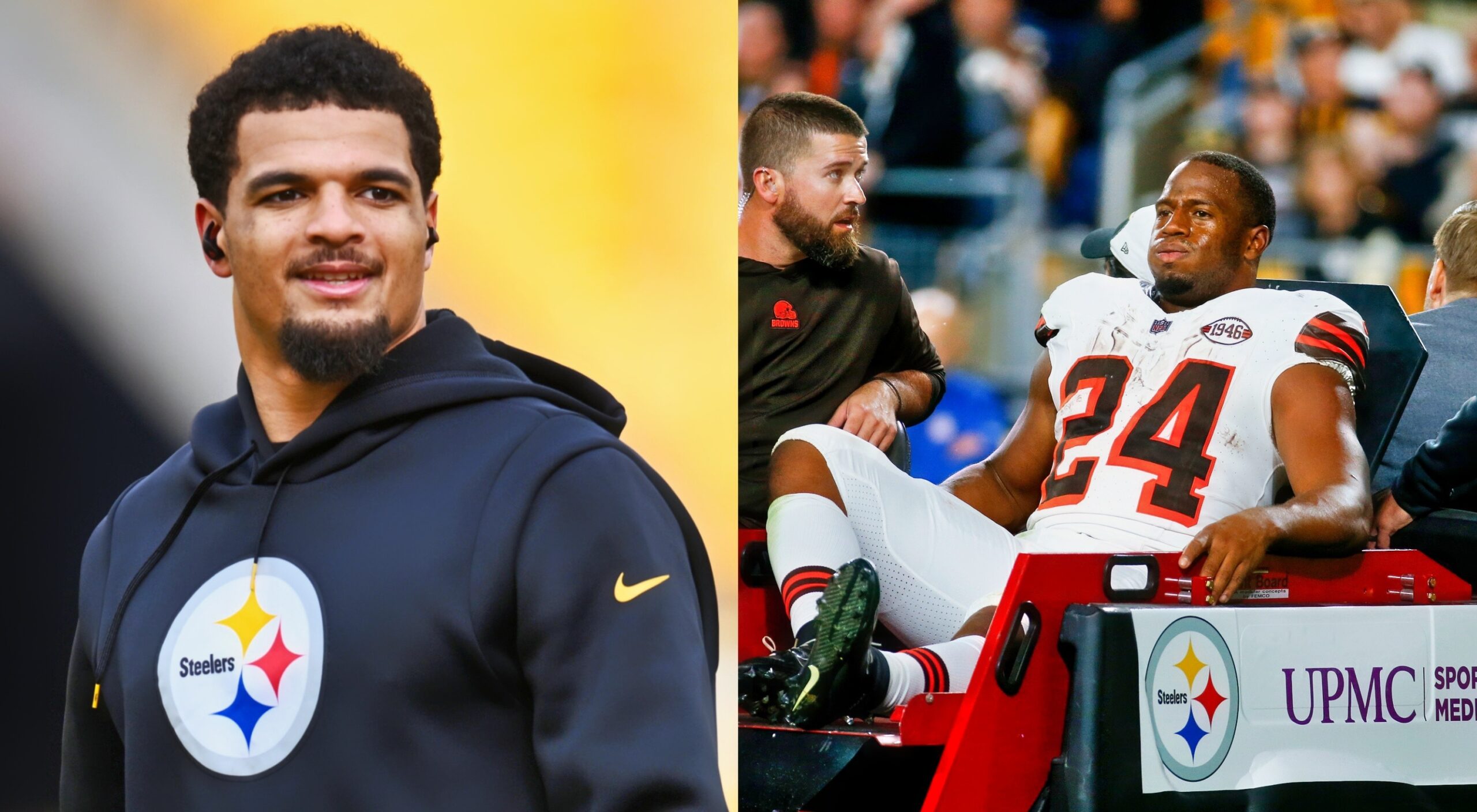 Browns: Nick Chubb's horrific injury has fans going after Steelers' Minkah  Fitzpatrick