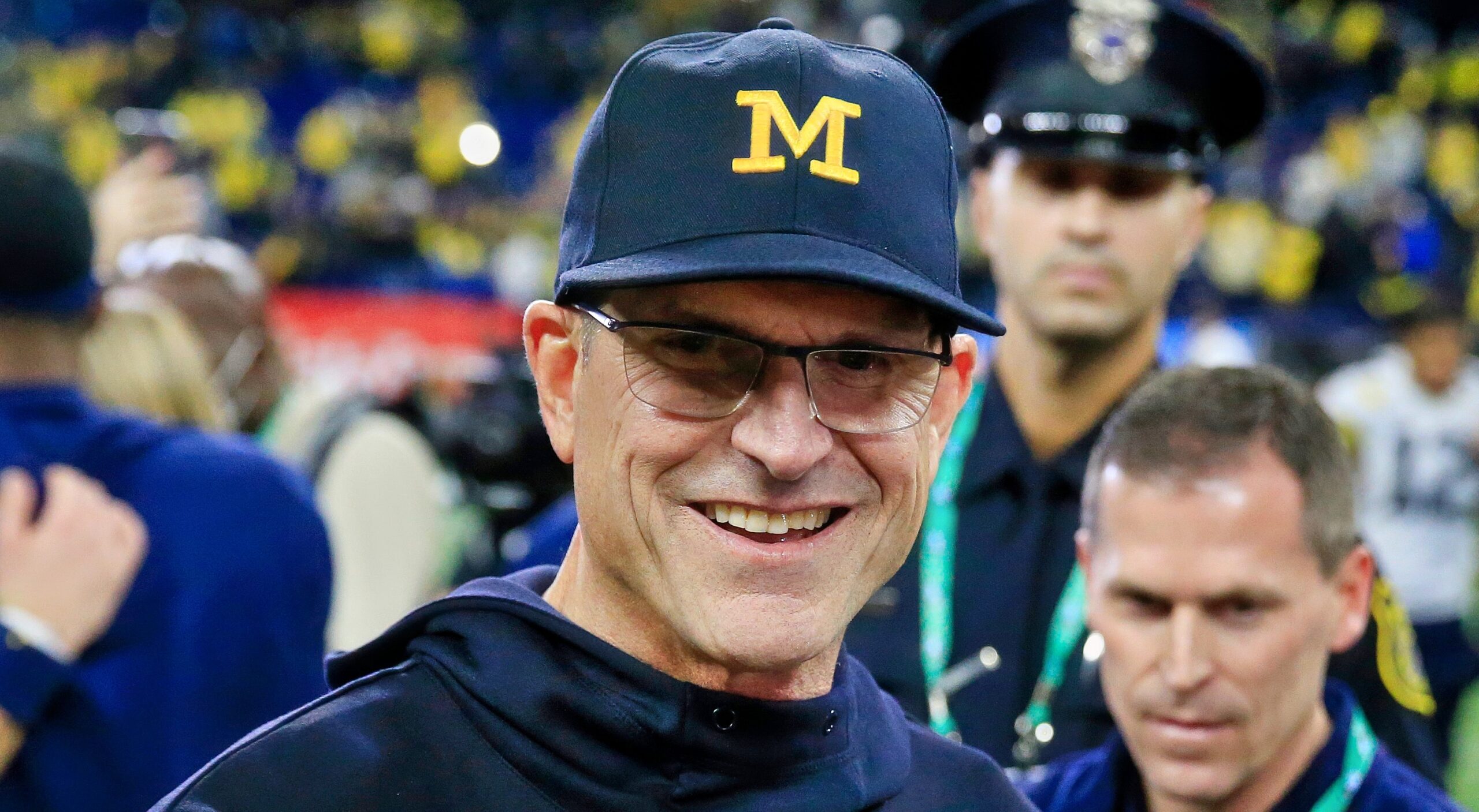 J.J. McCarthy wears 'Free Harbaugh' shirt before Michigan football opener 