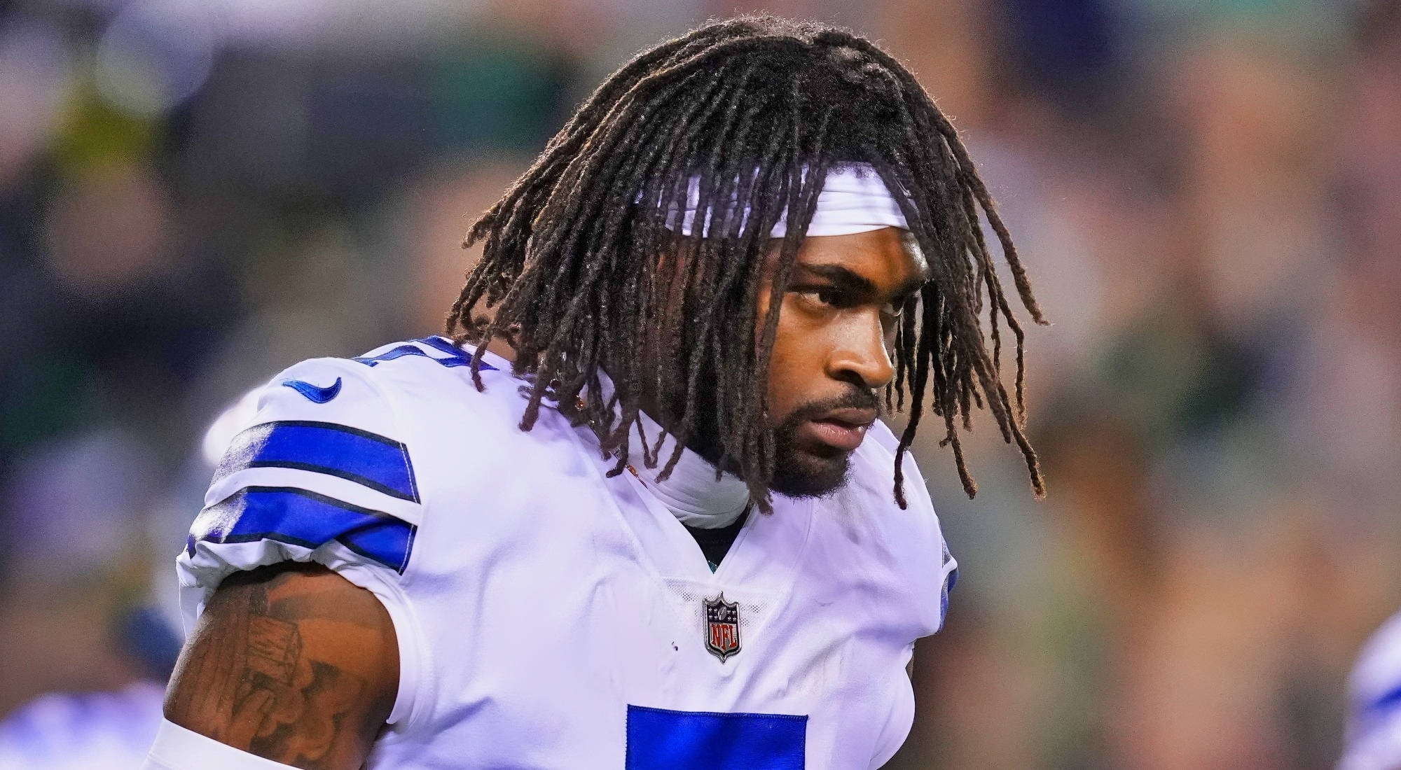 Dallas Cowboys cornerback Trevon Diggs spotted on crutches