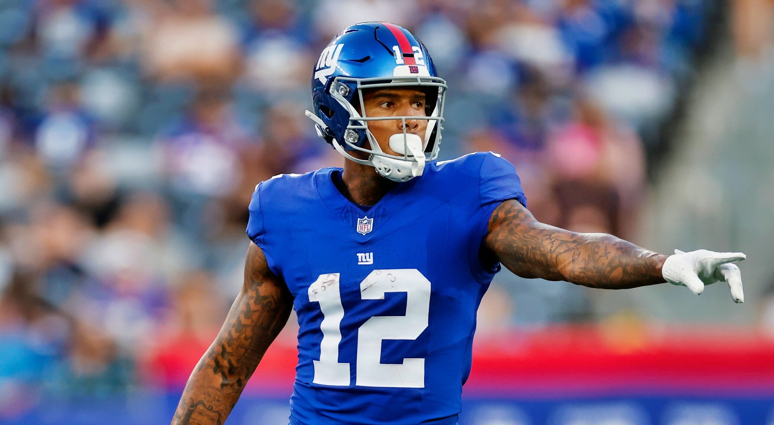 Darren Waller explains wearing No. 12 with Giants