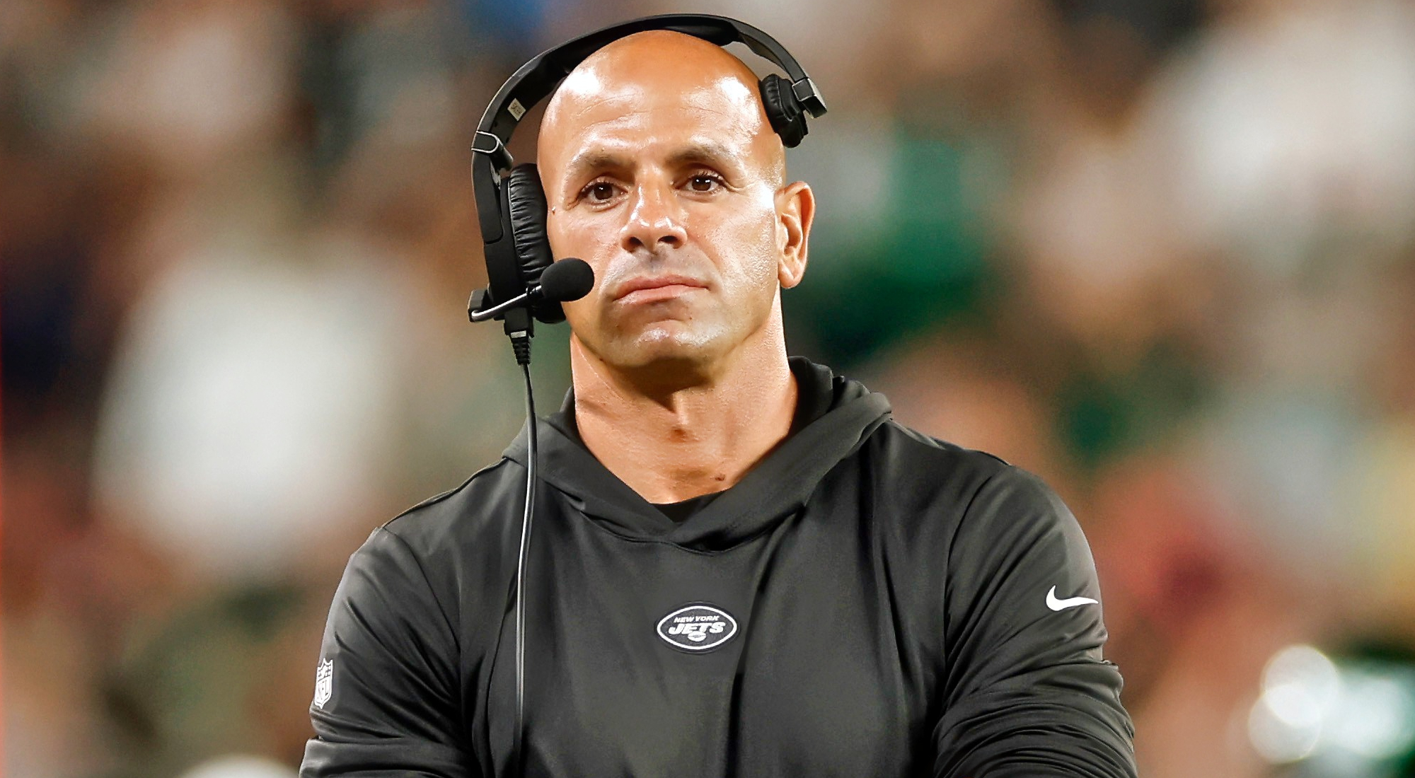 Robert Saleh Isn't Blaming MetLife Turf For Aaron Rodgers' Injury