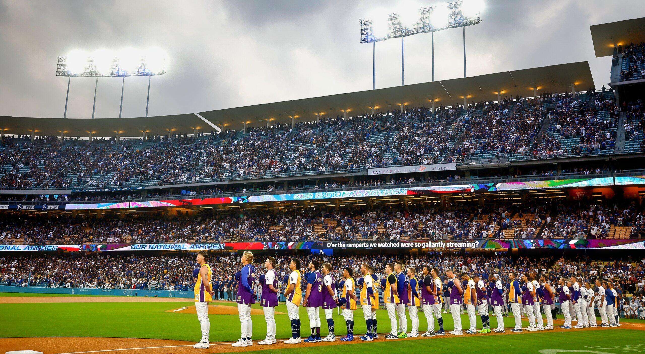 Dodgers Celebrate Kobe Bryant On Lakers Night With Drone Show, Donation To  Mamba And Mambacita Sports Foundation 