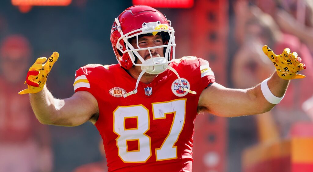 Travis Kelce in uniform