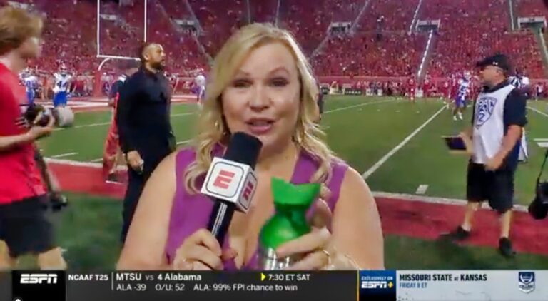 ESPN Reporter Holly Rowe Goes Viral Over Canned Oxygen