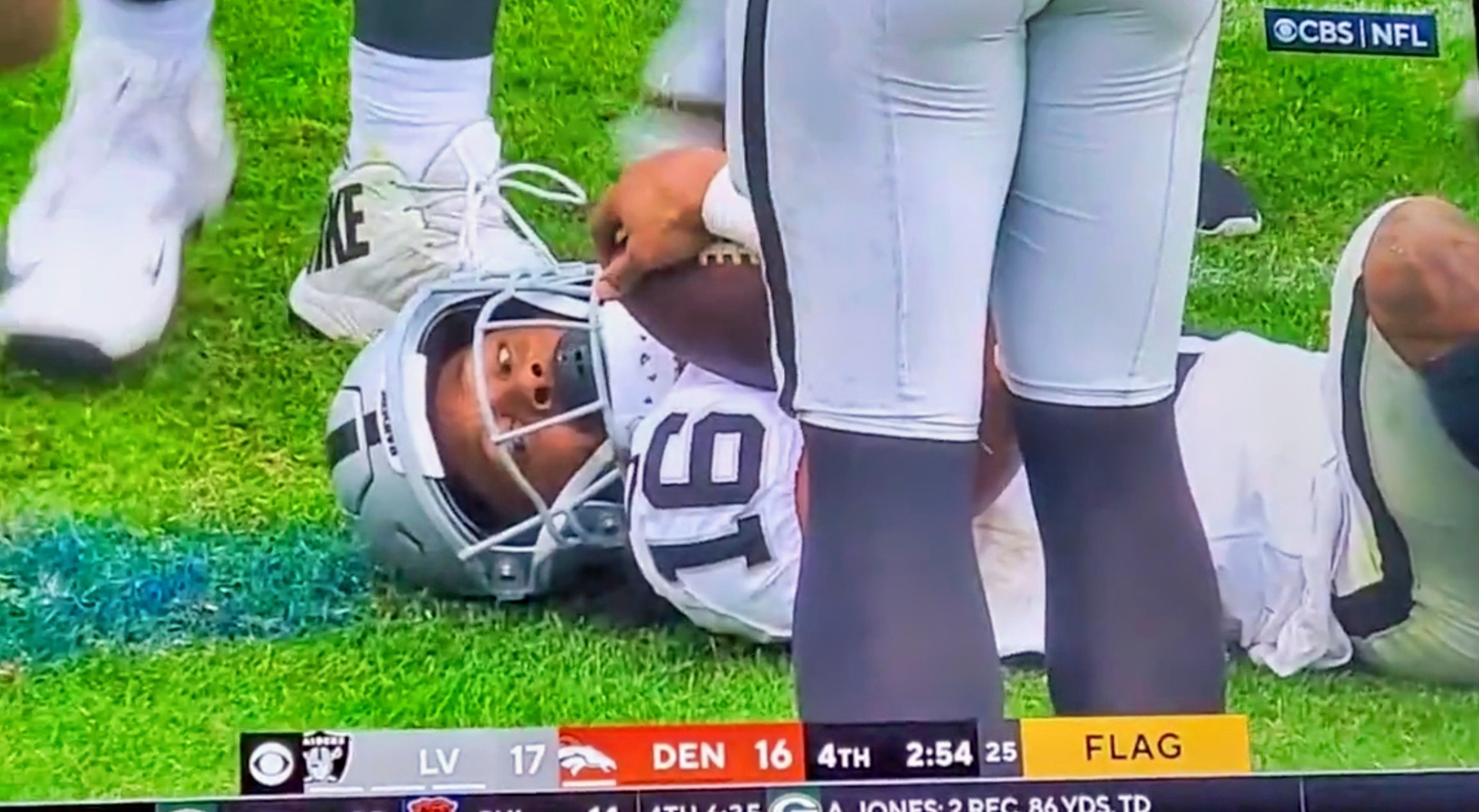 Jakobi Meyers injury update: Raiders WR leaves game after taking scary hit  vs. Broncos