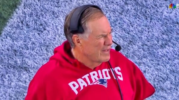 NFL Fans Were Creeped Out By Bill Belichick's Stare Into Camera