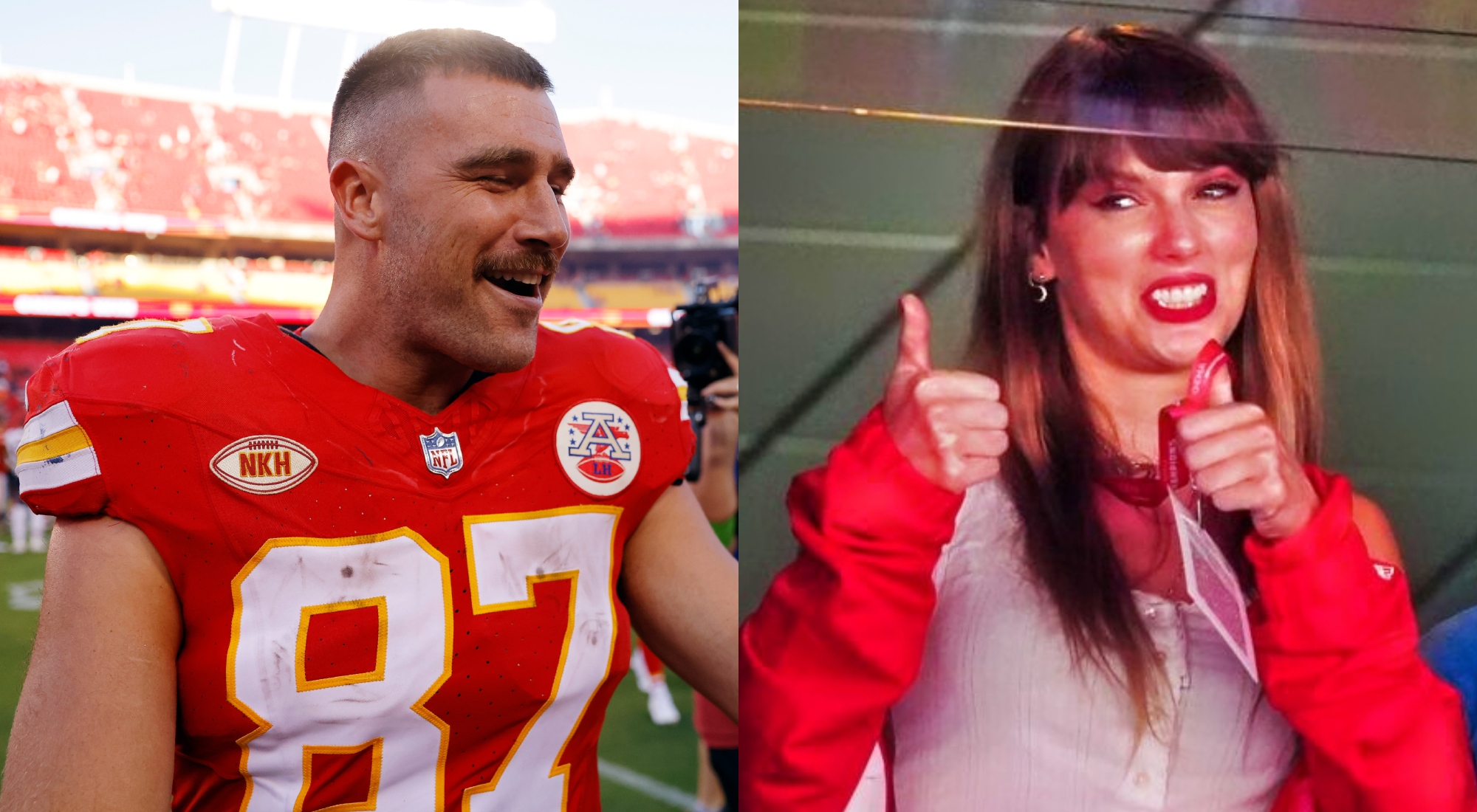 Taylor Swift takes Travis Kelce's invitation, takes in Chiefs game in  Kansas City - The Boston Globe