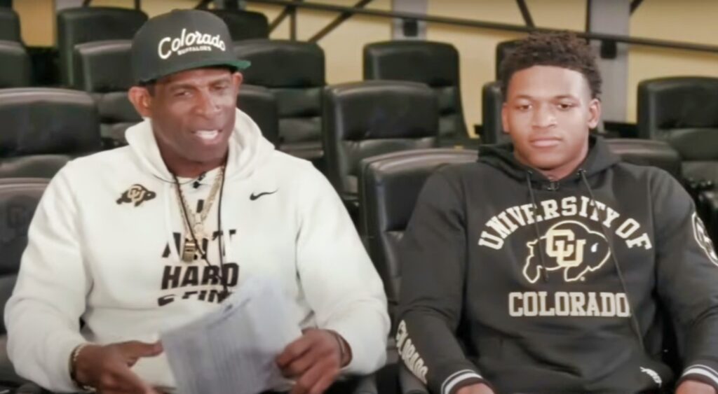 Deion Sanders and jimmy Horn Jr