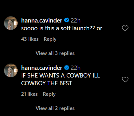 Haley Cavinder fuels Jake Ferguson dating rumors by wearing Cowboys gear in  Arizona ahead of game against the Cardinals before the Dallas star drops  a comment on her photo