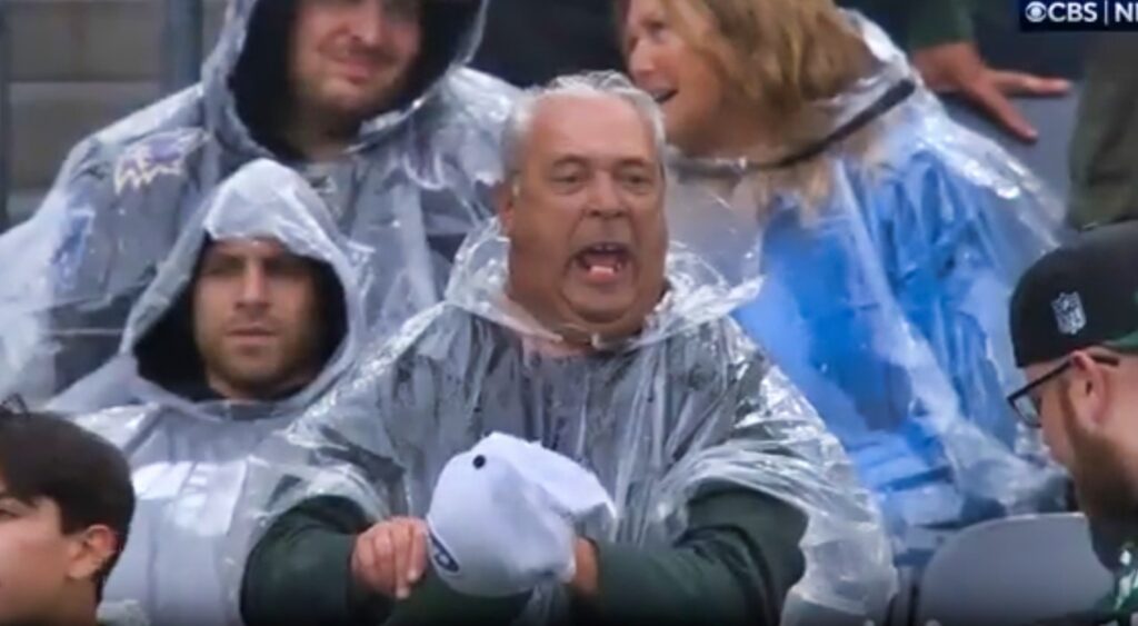 Jets Fan Is So Upset That He Started Losing His Teeth In Stands