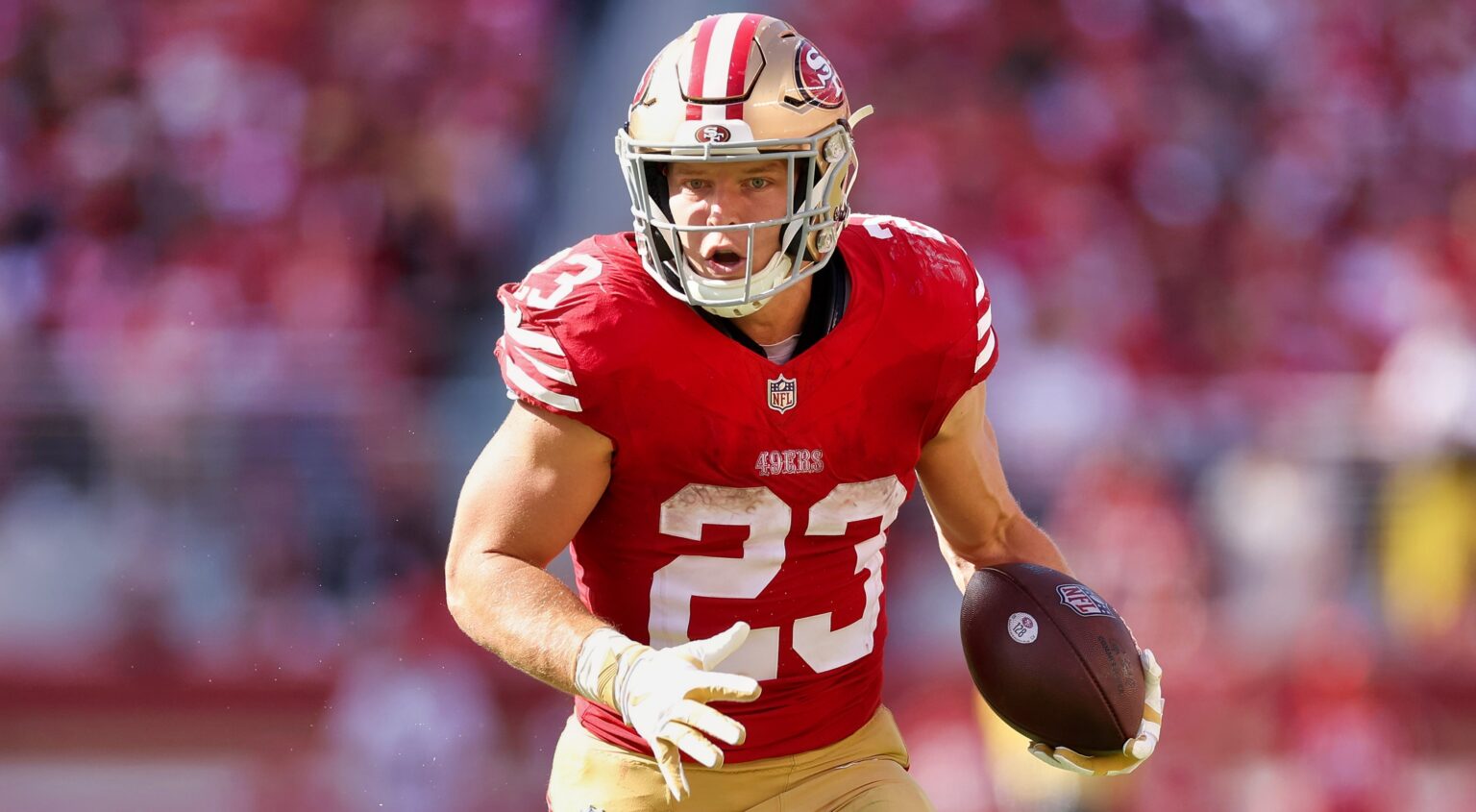 49ers Provide Week 7 Injury Update On RB Christian McCaffrey