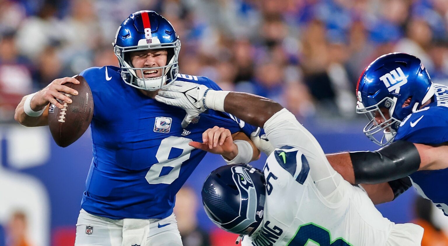 Fans Rip Daniel Jones & Giants After Blowout Vs. Seahawks