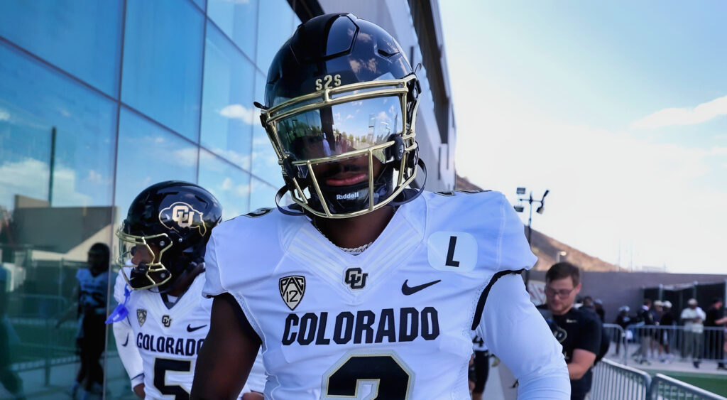 Shedeur Sanders in Colorado Buffaloes gear