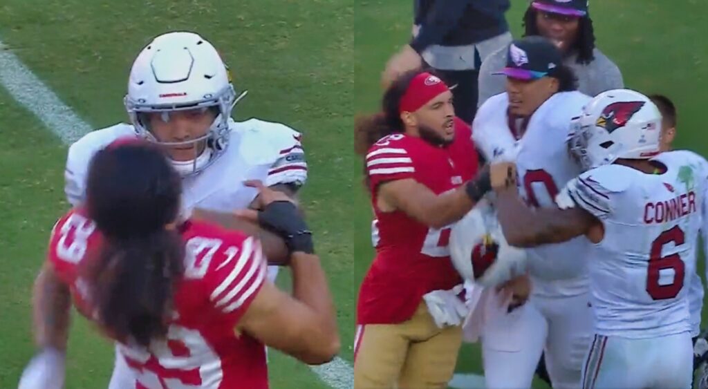 Cardinals RB James Conner Fights Postgame vs 49ers Safety Talanoa Hufanga -  BVM Sports