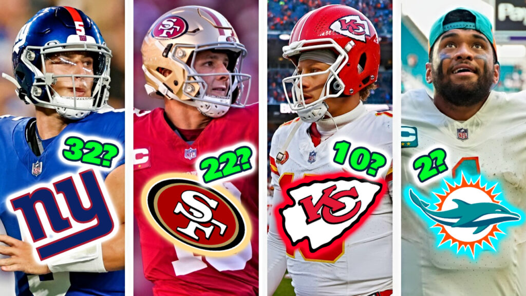 Ranking All 32 NFL Teams Starting QBS WORST To FIRST Week 8