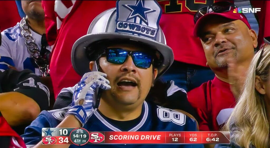 Cowboys Fan Making Phone Call Became An Instant Meme