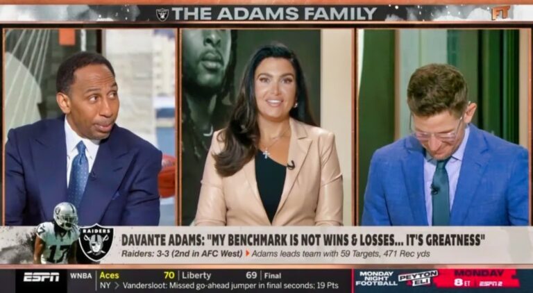 Stephen A Smith, Molly Qerim, Dan Orlovsky on First take