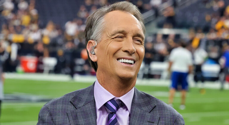 Chris Collinsworth smiling