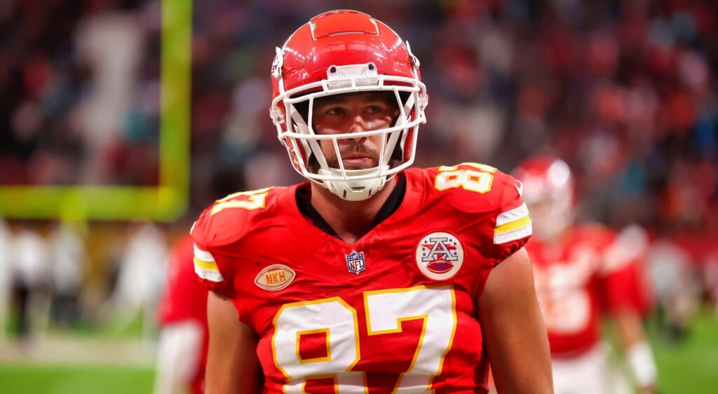 Travis Kelce in uniform