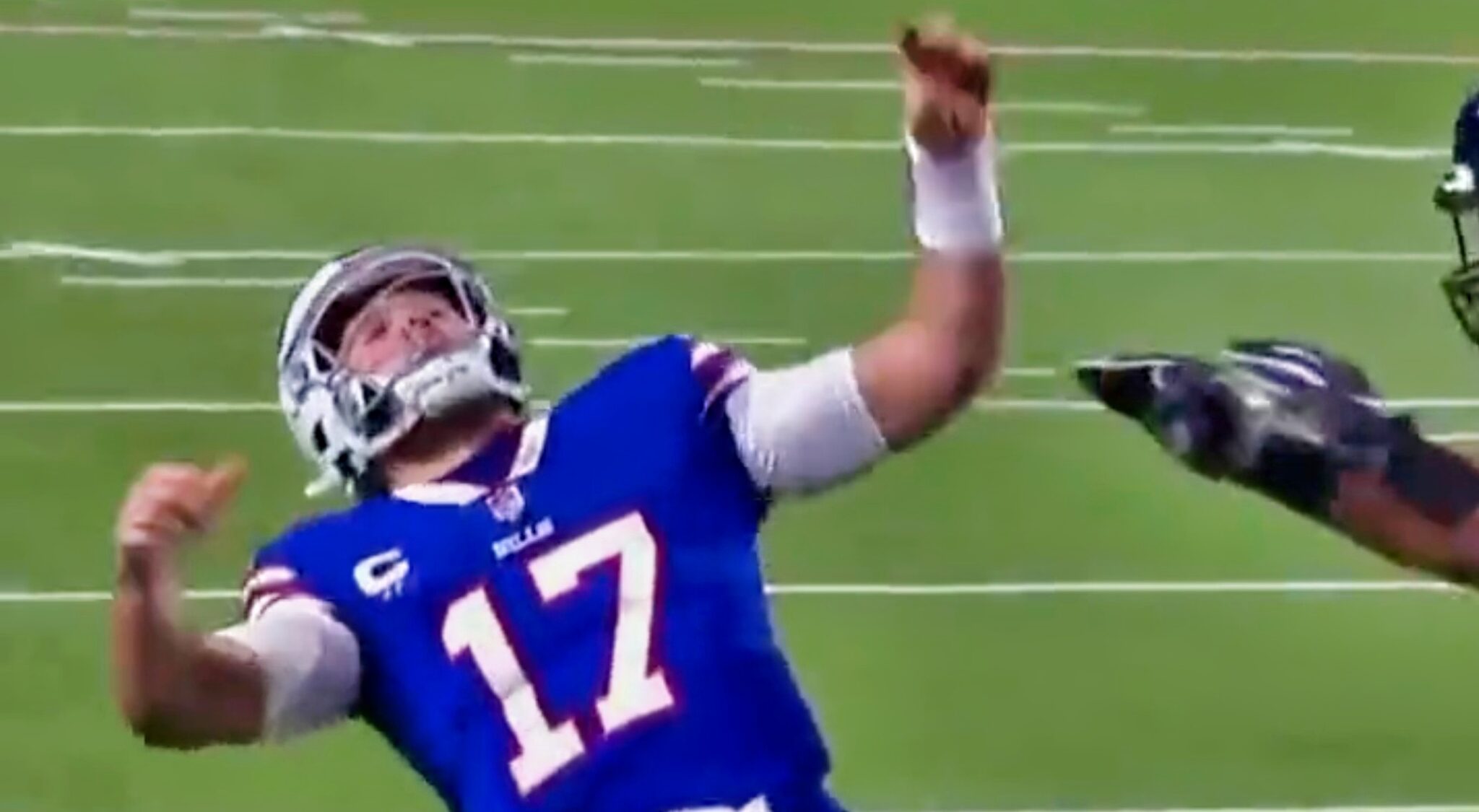 Highlight Reel Shows Josh Allen's Embarrassing Flopping Antics