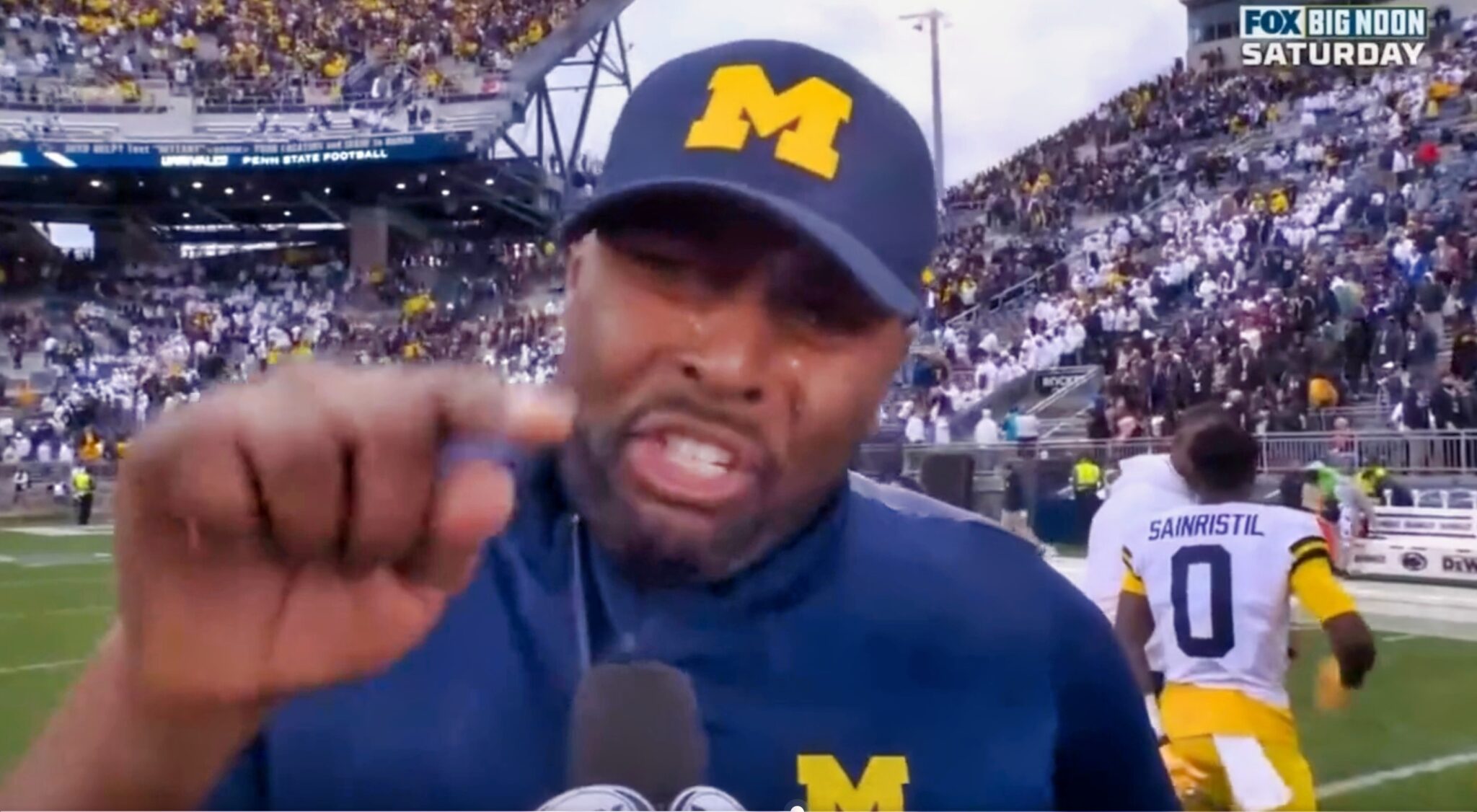 Sherrone Moore Shouts Out Jim Harbaugh After Michigan's Win