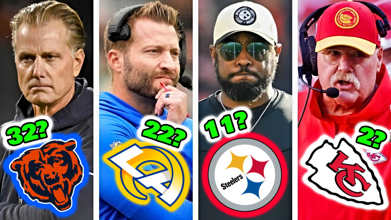 Ranking All 32 NFL Coaches WORST To FIRST After Week 11