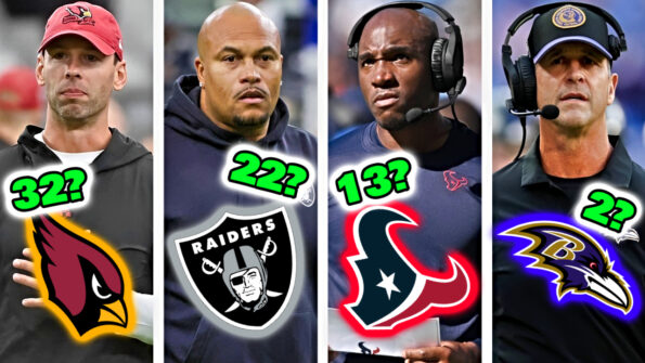 Ranking All 32 NFL Head Coaches WORST To FIRST After Week 9