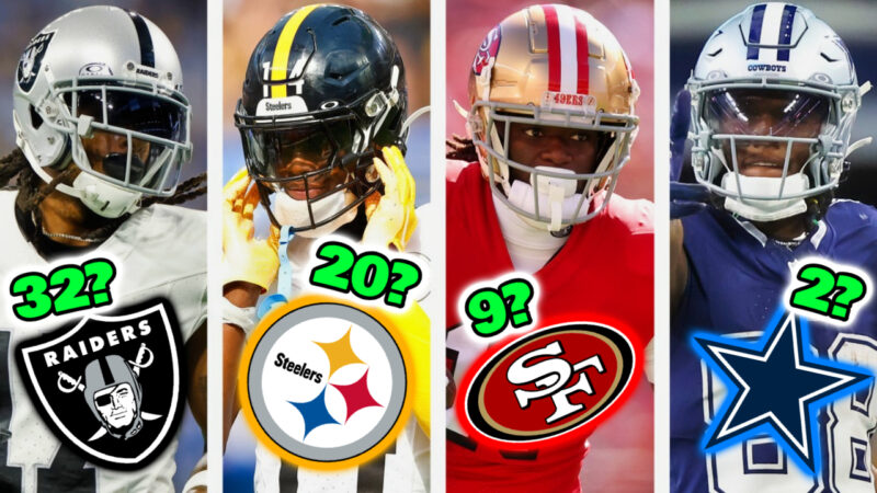 Ranking All 32 NFL Teams WRs From WORST To FIRST Week 8