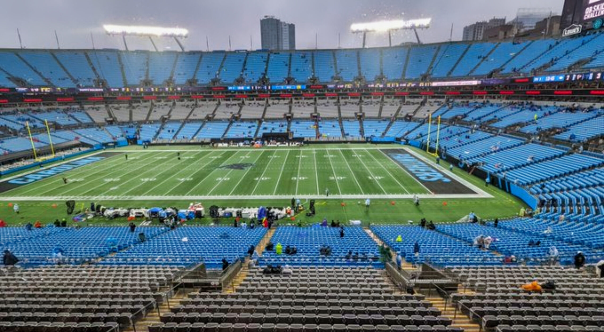 Panthers' Stadium Was Almost Empty At Kickoff vs. Falcons
