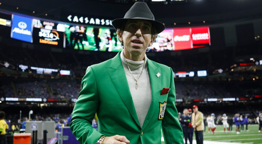 Sean Stellato in green suit