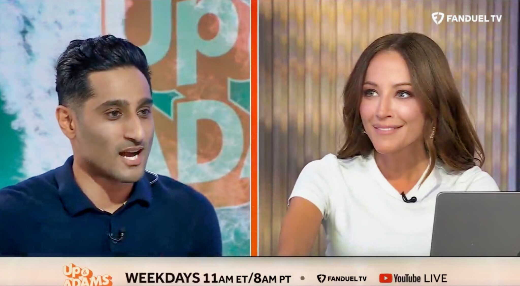 Kay Adams Started Blushing After Shams Charania's Xmas Gift